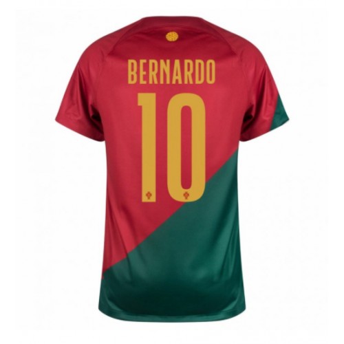 Dres Portugal Bernardo Silva #10 Domaci SP 2022 Kratak Rukav